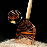Maxbell Litter Scooper Kitten Reptile Sand Shovel Durable Cat Litter Spoon with Hook Style A