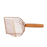 Maxbell Litter Scooper Kitten Reptile Sand Shovel Durable Cat Litter Spoon with Hook Style B