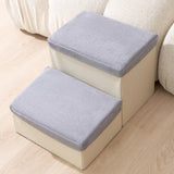 Maxbell Dog Stairs DIY Portable Washable Cover Wide Soft Steps for Cats Indoor Kitty 2 Ladder 40x35x20cm