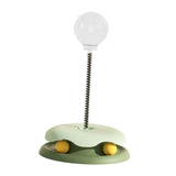 Maxbell Cats Leaking Food Toy with Ball Track Food Dispensing for Puppy Self Playing Green