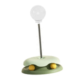 Maxbell Cats Leaking Food Toy with Ball Track Food Dispensing for Puppy Self Playing Green