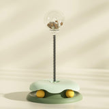 Maxbell Cats Leaking Food Toy with Ball Track Food Dispensing for Puppy Self Playing Green