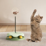 Maxbell Cats Leaking Food Toy with Ball Track Food Dispensing for Puppy Self Playing Green