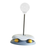 Maxbell Cats Leaking Food Toy with Ball Track Food Dispensing for Puppy Self Playing Blue