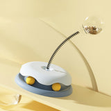 Maxbell Cats Leaking Food Toy with Ball Track Food Dispensing for Puppy Self Playing Blue