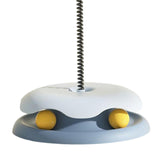 Maxbell Cats Leaking Food Toy with Ball Track Food Dispensing for Puppy Self Playing Blue