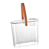 Maxbell Mini Fish Tank Clear Tank Portable Tabletop Fish Bowl Small Desktop Aquarium Hydroponics