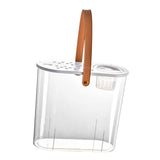 Maxbell Mini Fish Tank Clear Tank Portable Tabletop Fish Bowl Small Desktop Aquarium Hydroponics