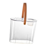 Maxbell Mini Fish Tank Clear Tank Portable Tabletop Fish Bowl Small Desktop Aquarium Hydroponics