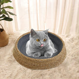 Maxbell Cat Bed Basket Durable Cat House for Cats and Small Dogs Kitten Pet Supplies Gray