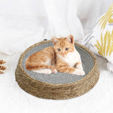 Maxbell Cat Bed Basket Durable Cat House for Cats and Small Dogs Kitten Pet Supplies Black White