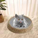 Maxbell Cat Bed Basket Durable Cat House for Cats and Small Dogs Kitten Pet Supplies Black White
