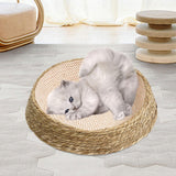 Maxbell Cat Bed Basket Durable Cat House for Cats and Small Dogs Kitten Pet Supplies Coffee White