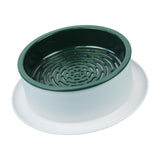 Maxbell Cat Grass Box Cats Snack Tray Cats Grass Planting Box Sprouter Tray Gray Base Green Net