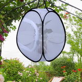Maxbell Feeding Net Ventilation Foldable Shade Cages for Backyard Outdoor Greenhouse Black