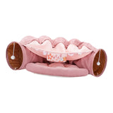 Maxbell Cat Tunnel Bed Cage Toys Tunnel Bed for Chinchilla Pet Supplies Sugar Glider