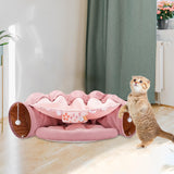 Maxbell Cat Tunnel Bed Cage Toys Tunnel Bed for Chinchilla Pet Supplies Sugar Glider