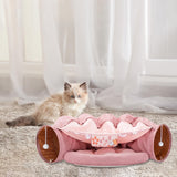 Maxbell Cat Tunnel Bed Cage Toys Tunnel Bed for Chinchilla Pet Supplies Sugar Glider