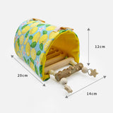 Maxbell Birds Nest House Bird Perch Stand Winter Warm Bird Toy Bird Cage Perch Stand