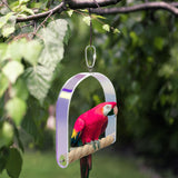 Maxbell Bird Perches Cage Toy Climbing Bridge Swing Toy for Parakeets Macaws Finches