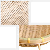 Maxbell Bamboo Woven Cat Nest Soft Lightweight Indoor Universal for Cats Kitten Dogs