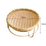 Maxbell Bamboo Woven Cat Nest Soft Lightweight Indoor Universal for Cats Kitten Dogs