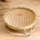 Maxbell Bamboo Woven Cat Nest Soft Lightweight Indoor Universal for Cats Kitten Dogs