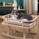 Maxbell Cat Lounge Rocking Cradle Bed Swing Chair for Bunny Indoor Cats Sleeping