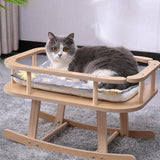 Maxbell Cat Lounge Rocking Cradle Bed Swing Chair for Bunny Indoor Cats Sleeping