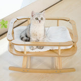 Maxbell Cat Lounge Rocking Cradle Bed Swing Chair for Bunny Indoor Cats Sleeping