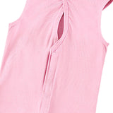Maxbell Cat Recovery Suit Outfits Prevent Licking Pets Clothes for After Spay Kitten Pink S