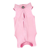 Maxbell Cat Recovery Suit Outfits Prevent Licking Pets Clothes for After Spay Kitten Pink M