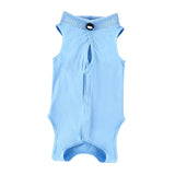 Maxbell Cat Recovery Suit Outfits Prevent Licking Pets Clothes for After Spay Kitten Blue L