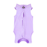Maxbell Cat Recovery Suit Outfits Prevent Licking Pets Clothes for After Spay Kitten Purple M