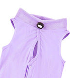 Maxbell Cat Recovery Suit Outfits Prevent Licking Pets Clothes for After Spay Kitten Purple L