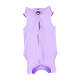 Maxbell Cat Recovery Suit Outfits Prevent Licking Pets Clothes for After Spay Kitten Purple L