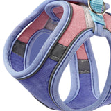 Maxbell Cat Harness and Leash Set Escape Proof Lightweight Soft Padded Kitty Harness M Blue and Pink
