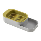 Maxbell Seed Sprouter Tray Hydroponic Cat Grass Box for Seedling Greenhouse Planting Gray