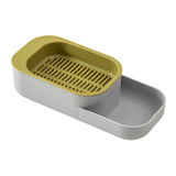 Maxbell Seed Sprouter Tray Hydroponic Cat Grass Box for Seedling Greenhouse Planting Gray