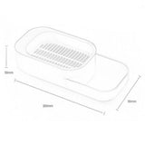 Maxbell Seed Sprouter Tray Hydroponic Cat Grass Box for Seedling Greenhouse Planting Orange