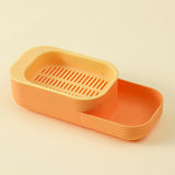 Maxbell Seed Sprouter Tray Hydroponic Cat Grass Box for Seedling Greenhouse Planting Orange
