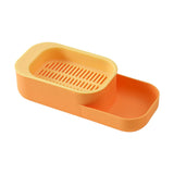 Maxbell Seed Sprouter Tray Hydroponic Cat Grass Box for Seedling Greenhouse Planting Orange