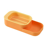 Maxbell Seed Sprouter Tray Hydroponic Cat Grass Box for Seedling Greenhouse Planting Orange