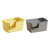 Maxbell Pet Litter Tray Litter Pan Cage Kitty Easy to Clean Open Top Cats Litter Box Yellow
