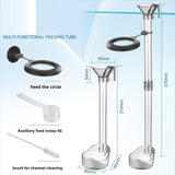 Maxbell Shrimp Feeding Tube Dish Set Aquarium Shrimp Feeding Dish Shrimp Feeder Tube