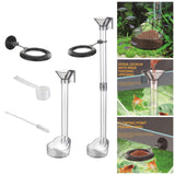 Maxbell Shrimp Feeding Tube Dish Set Aquarium Shrimp Feeding Dish Shrimp Feeder Tube
