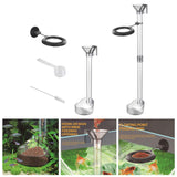 Maxbell Shrimp Feeding Tube Dish Set Aquarium Shrimp Feeding Dish Shrimp Feeder Tube