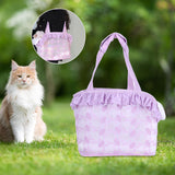 Maxbell Cat Carrier Pet Outing Bag Transport Bag Handbag for Traveling Shopping