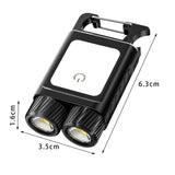 Maxbell Keychain Light Compact Bright Handheld Mini 6 Light Mode Keychain Work Light