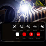 Maxbell Keychain Light Compact Bright Handheld Mini 6 Light Mode Keychain Work Light